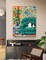Paint By Number Cat Bathroom Canvas Kit for Adults & Beginners – DIY Acrylic Cat Painting Set for Home Wall Art Decor, 16x20 Inch (Frameless)